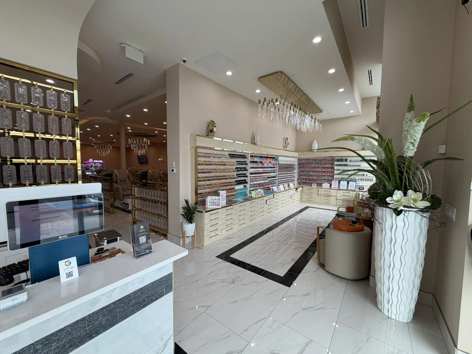 The Landmark reception and check-in